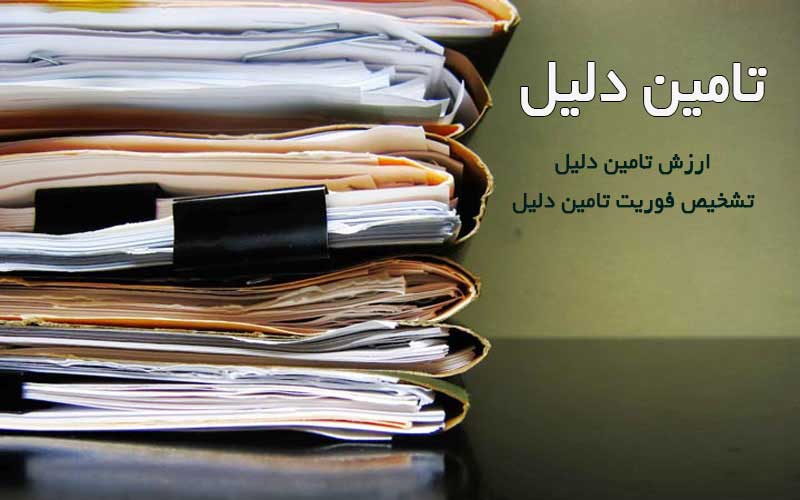 تامین دلیل
